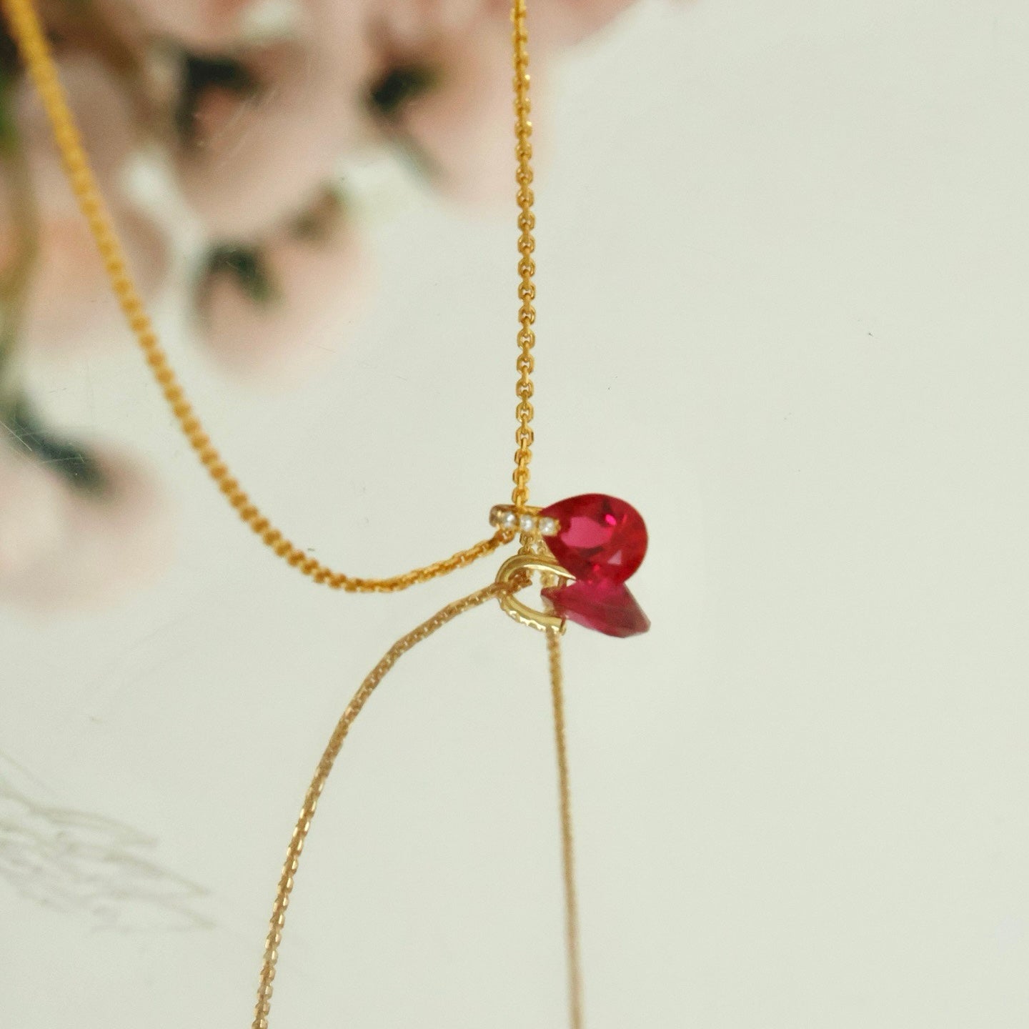 ON1305 Vermilion Tears Necklace