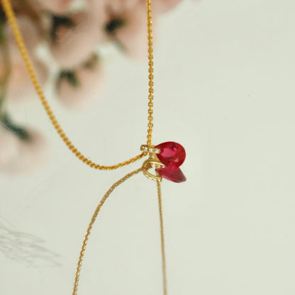 ON1305 Vermilion Tears Necklace