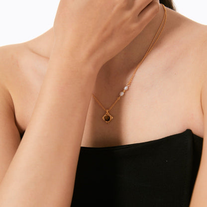ON1618 Tigerite Pearl Necklace