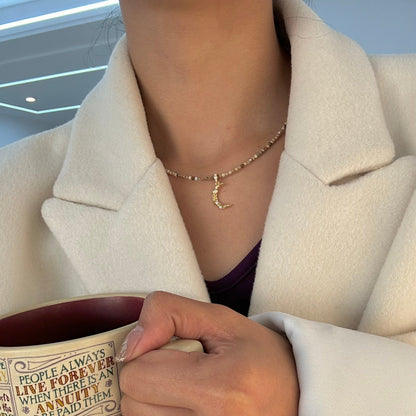 ON1621 Maillard Moon Necklace
