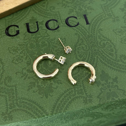 OE1617 Two-ways Hoop Earrings