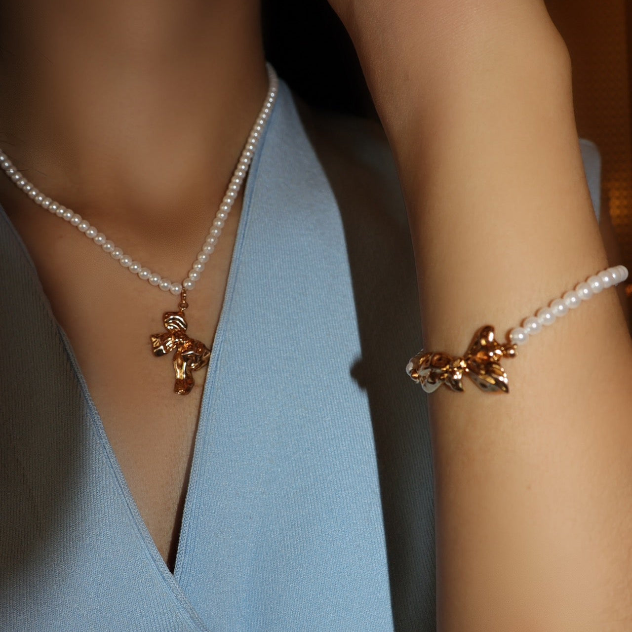 OB1507 "Candy Holiday" Bowknot Bracelet