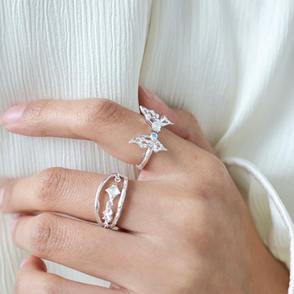 OR1419 Opal Three-layer Ring
