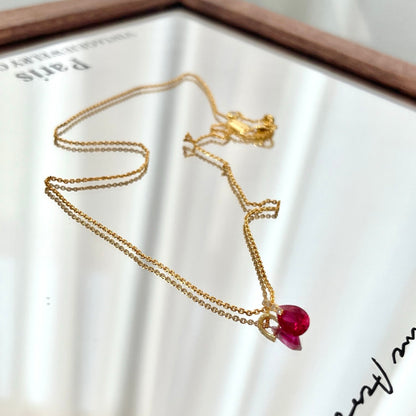 ON1305 Vermilion Tears Necklace