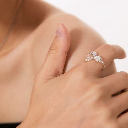 OR1422 Vine Compass Tassel Ring