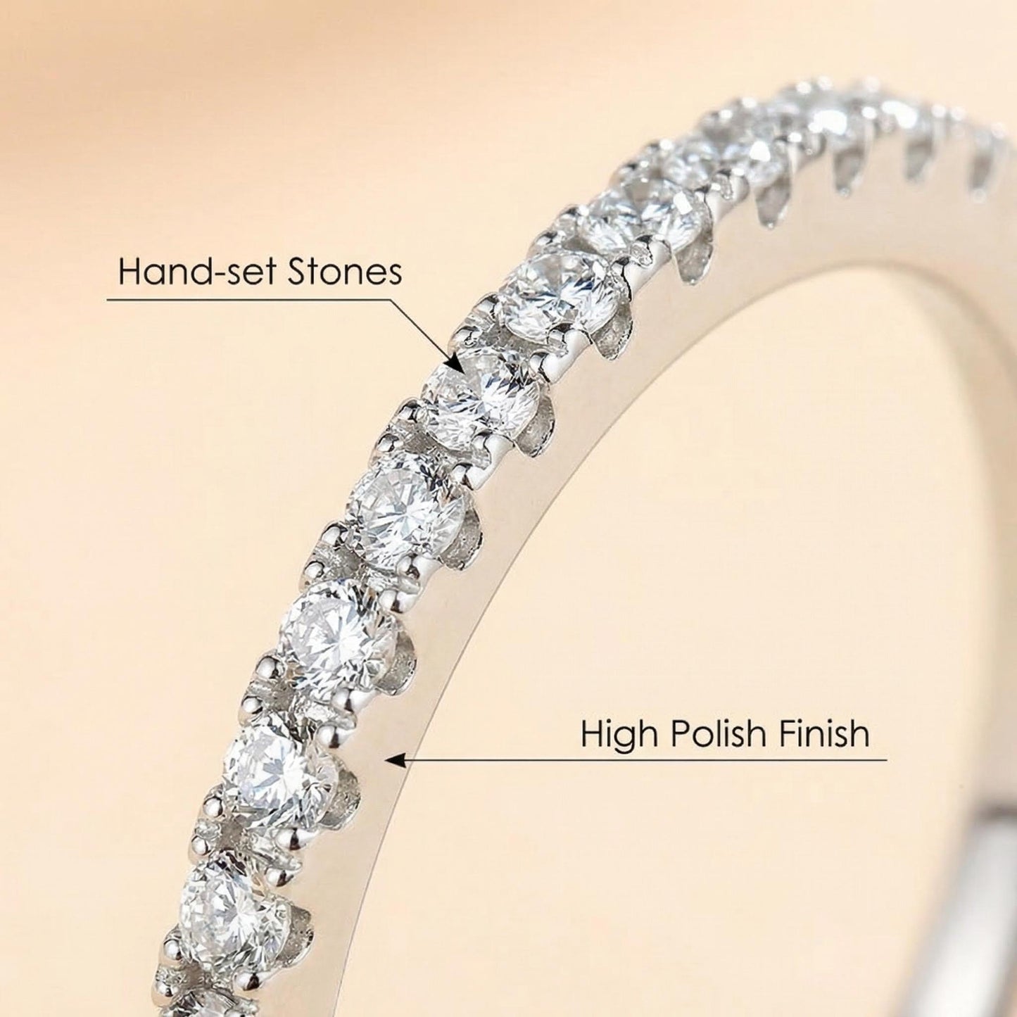 OR1405 Classic Moissanite Ring