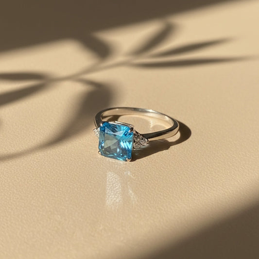 OR1416 Natural Topaz Ring