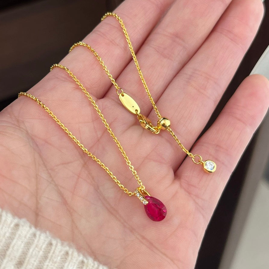 ON1305 Vermilion Tears Necklace