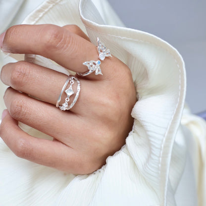 OR1419 Opal Three-layer Ring