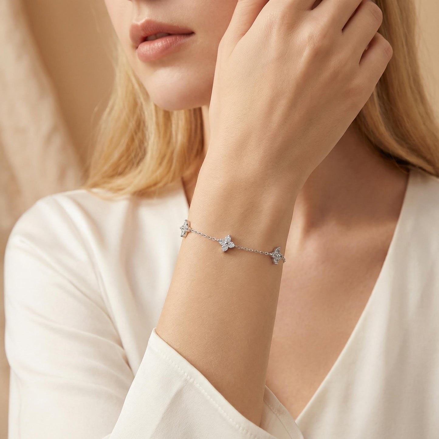 OB1502 Cover Moissanite Bracelet